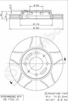 BREMBO 09772075 - DISCO FRENO BREMBO MAX