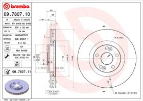 BREMBO 09780710 - DISCO DE FRENO