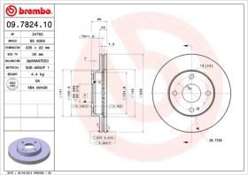 BREMBO 09782410 - DISCO DE FRENO