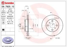 BREMBO 09782510 - DISCO DE FRENO