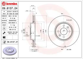 BREMBO 09813724 - DISCO DE FRENO