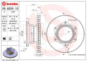 BREMBO 09820510 - DISCO MERCEDES-BENZ VARIO 614D/714D