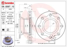 BREMBO 09836710 - DISCO SAF(SAUER ACHSEN)AXLE 19,5"()