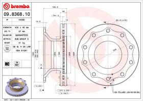 BREMBO 09836810 - DISCO SAF(SAUER ACHSEN)AXLE SK RS 9