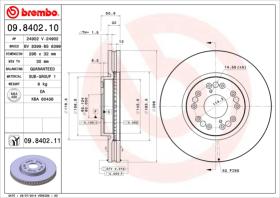 BREMBO 09840210 - DISCO DE FRENO