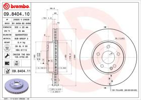 BREMBO 09840410 - DISCO DE FRENO