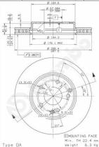 BREMBO 09841110 - DISCO DE FRENO