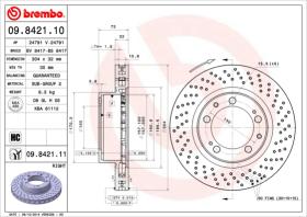 BREMBO 09842110 - DISCO DE FRENO