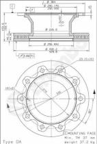 BREMBO 09847210 - DISCO FRENO