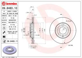 BREMBO 09848310 - DISCO DE FRENO