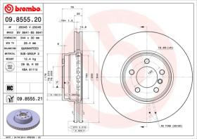 BREMBO 09855520 - DISCO DE FRENO