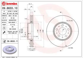 BREMBO 09863310 - DISCO DE FRENO