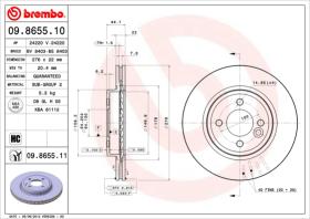 BREMBO 09865510 - DISCO DE FRENO