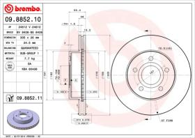 BREMBO 09885210 - DISCO DE FRENO