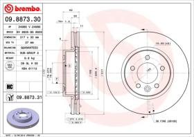 BREMBO 09887330 - DISCO DE FRENO