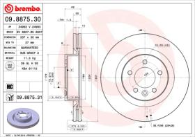 BREMBO 09887530 - DISCO DE FRENO