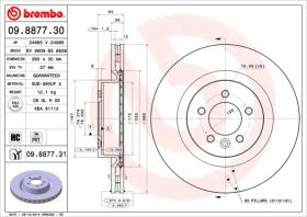 BREMBO 09887730 - DISCO DE FRENO