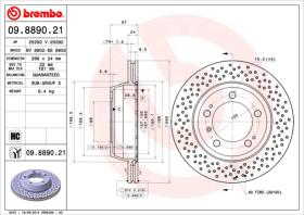 BREMBO 09889021 - DISCO DE FRENO