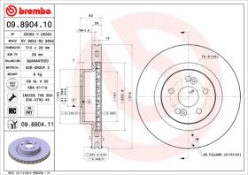 BREMBO 09890410 - DISCO DE FRENO