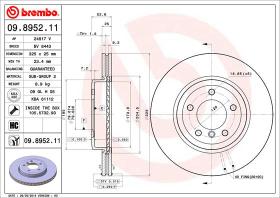 BREMBO 09895211 - DISCO DE FRENO