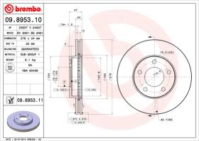 BREMBO 09895310 - DISCO DE FRENO