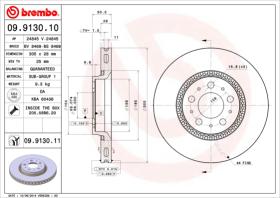 BREMBO 09913011 - DISCO DE FRENO