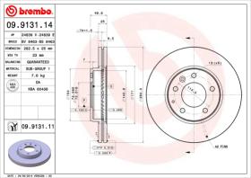 BREMBO 09913114 - DISCO DE FRENO