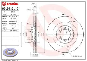 BREMBO 09913210 - DISCO DE FRENO