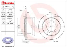 BREMBO 09914210 - DISCO DE FRENO