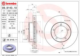 BREMBO 09914310 - DISCO DE FRENO