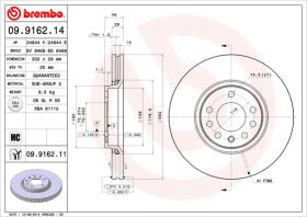 BREMBO 09916214 - DISCO DE FRENO