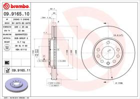 BREMBO 09916510 - DISCO DE FRENO