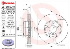 BREMBO 09916610 - DISCO DE FRENO