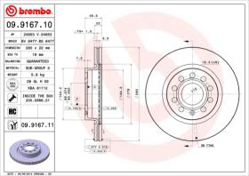 BREMBO 09916710 - DISCO DE FRENO