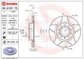 BREMBO 09916775 - DISCO FRENO BREMBO MAX