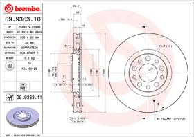 BREMBO 09936310 - DISCO DE FRENO