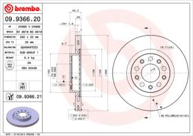 BREMBO 09936620 - DISCO DE FRENO