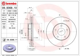 BREMBO 09936810 - DISCO DE FRENO