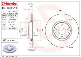 BREMBO 09936910 - DISCO DE FRENO