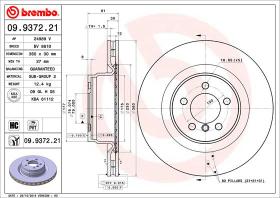 BREMBO 09937221 - DISCO DE FRENO