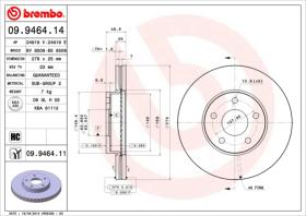 BREMBO 09946414 - DISCO DE FRENO