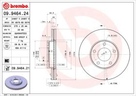 BREMBO 09946424 - DISCO DE FRENO