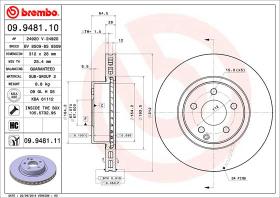 BREMBO 09948110 - DISCO DE FRENO