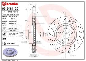 BREMBO 09948120 - DISCO DE FRENO