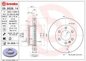 BREMBO 09950814 - DISCO DE FRENO