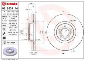 BREMBO 09953411 - DISCO DE FRENO