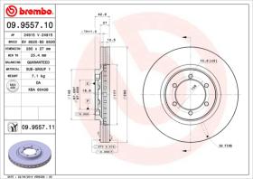 BREMBO 09955710 - DISCO DE FRENO