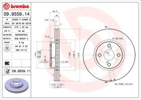 BREMBO 09955914 - DISCO DE FRENO