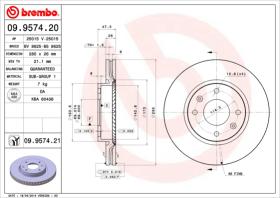 BREMBO 09957420 - DISCO DE FRENO