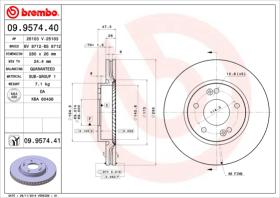 BREMBO 09957440 - DISCO DE FRENO